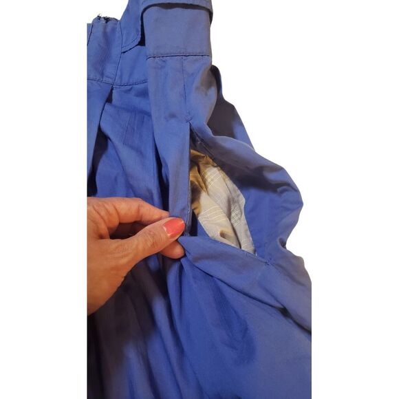 NWT Tulle A-Line Pleated Purple Skirt Large 100% Cotton Classic Designer Boho‎ - Picture 8 of 16